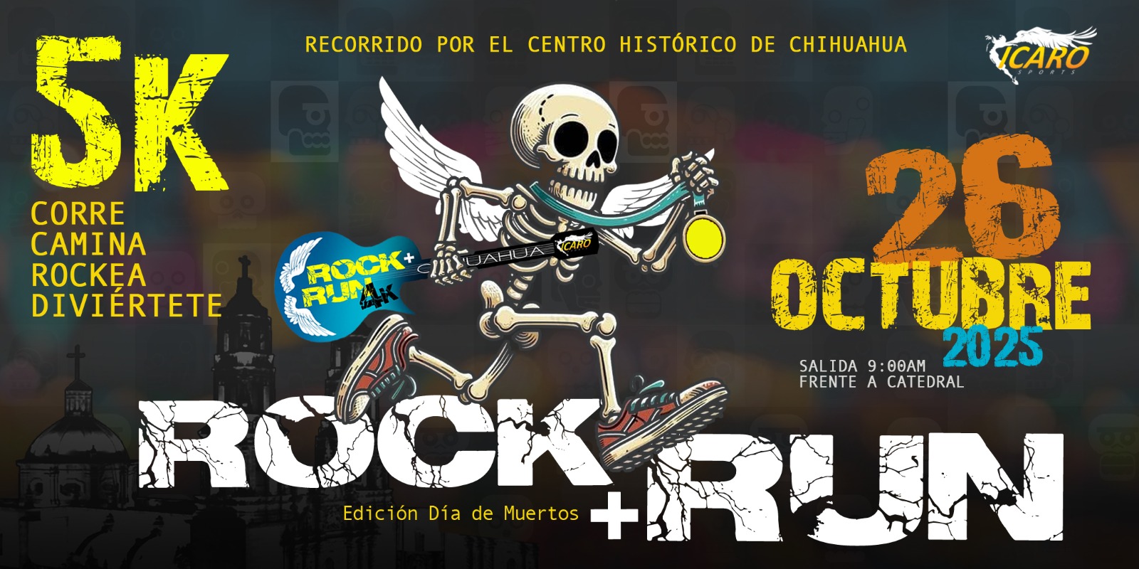 Grupo de corredores al inicio de una carrera.