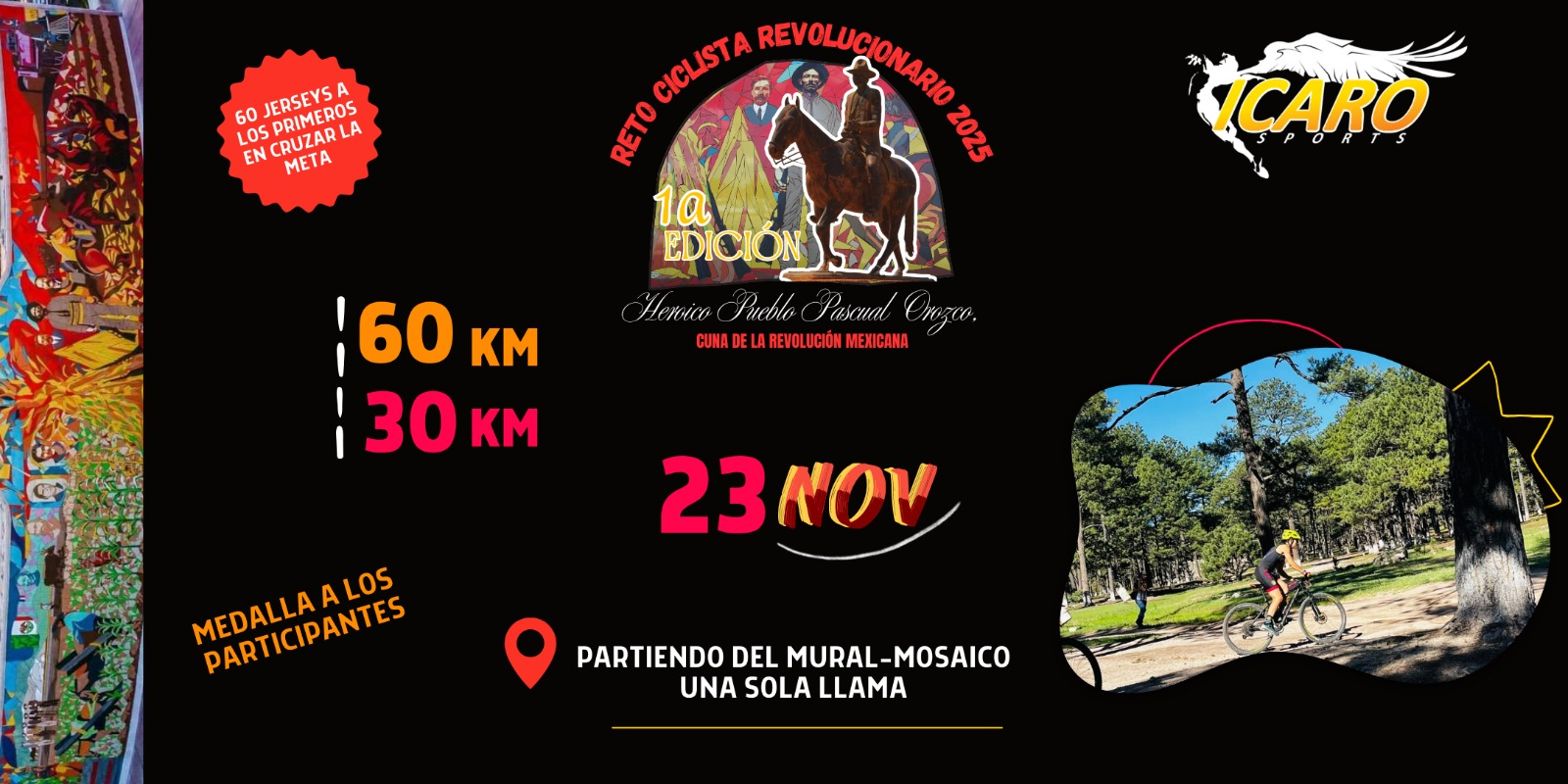 Grupo de corredores al inicio de una carrera.